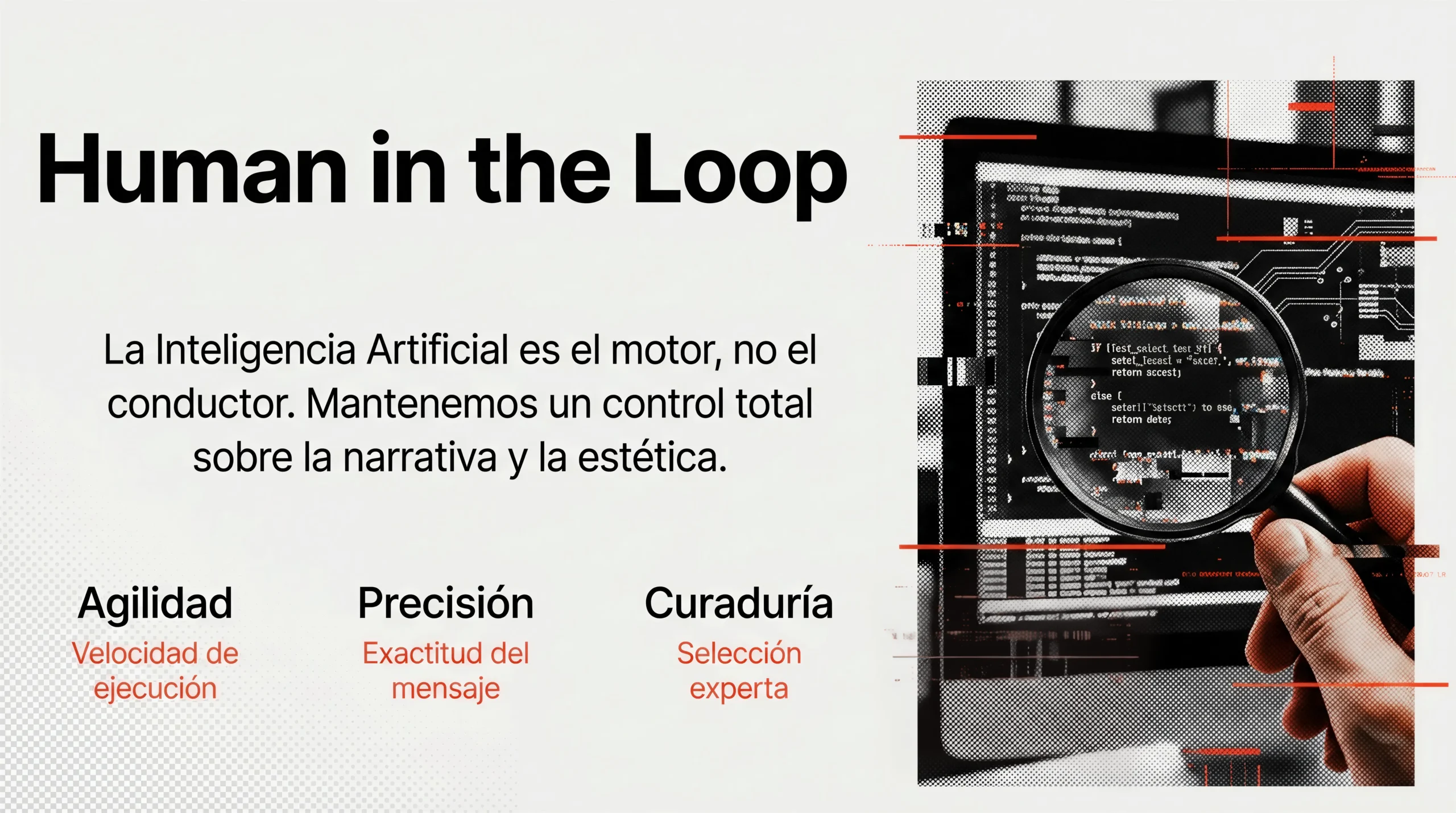 Human in the loop