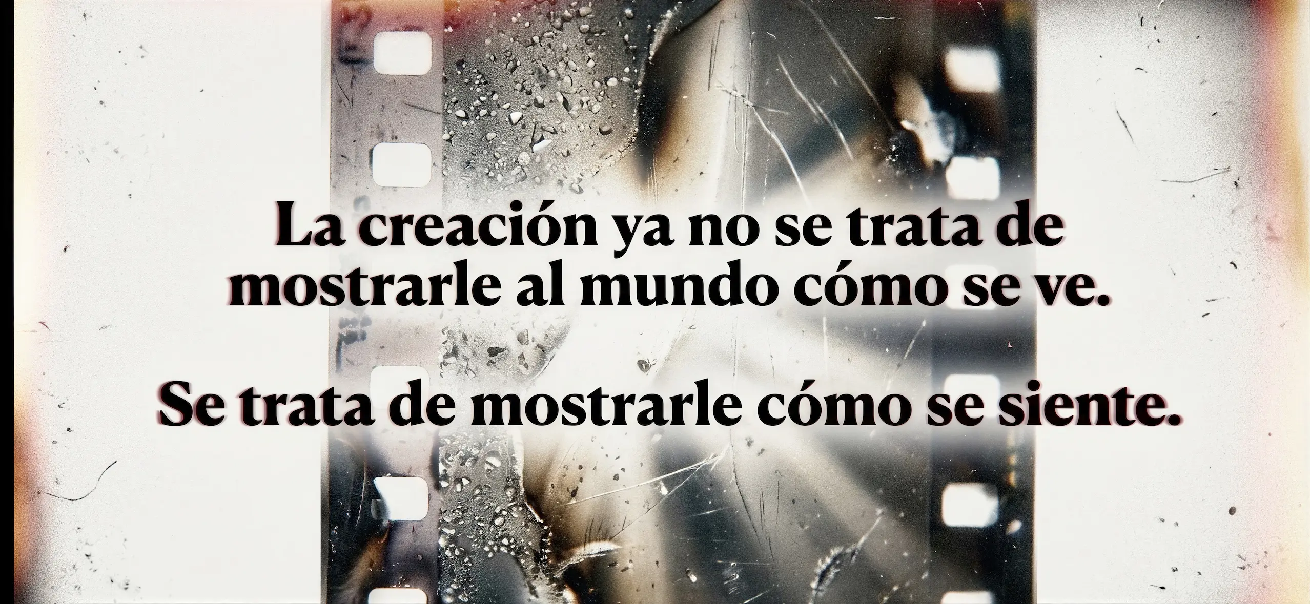 La creación se trata de