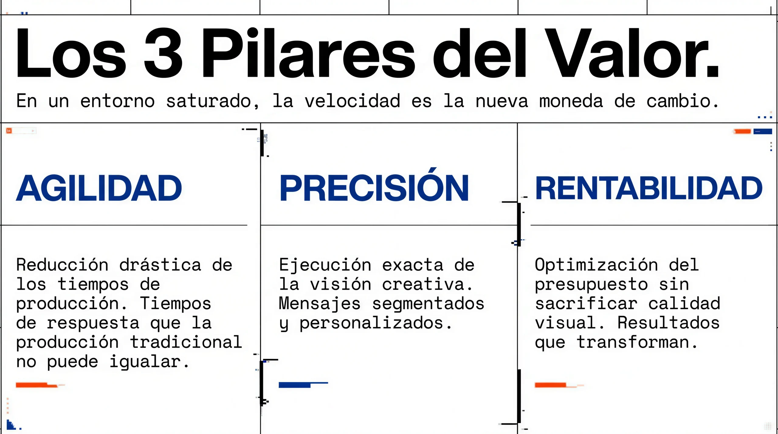Los tres pilares del valor