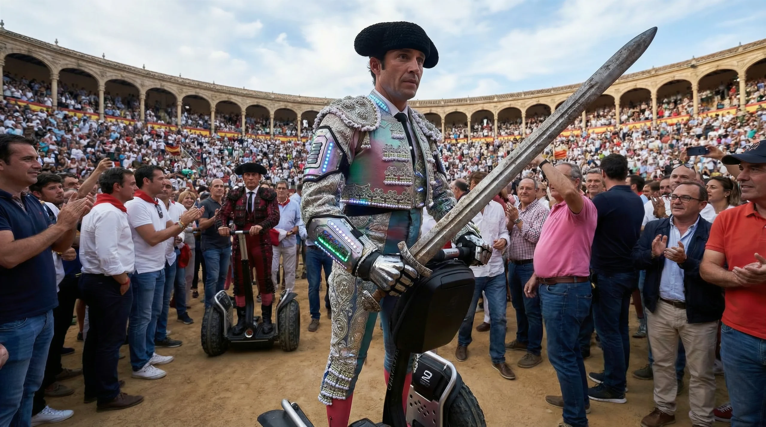 Neo bullfighting concept