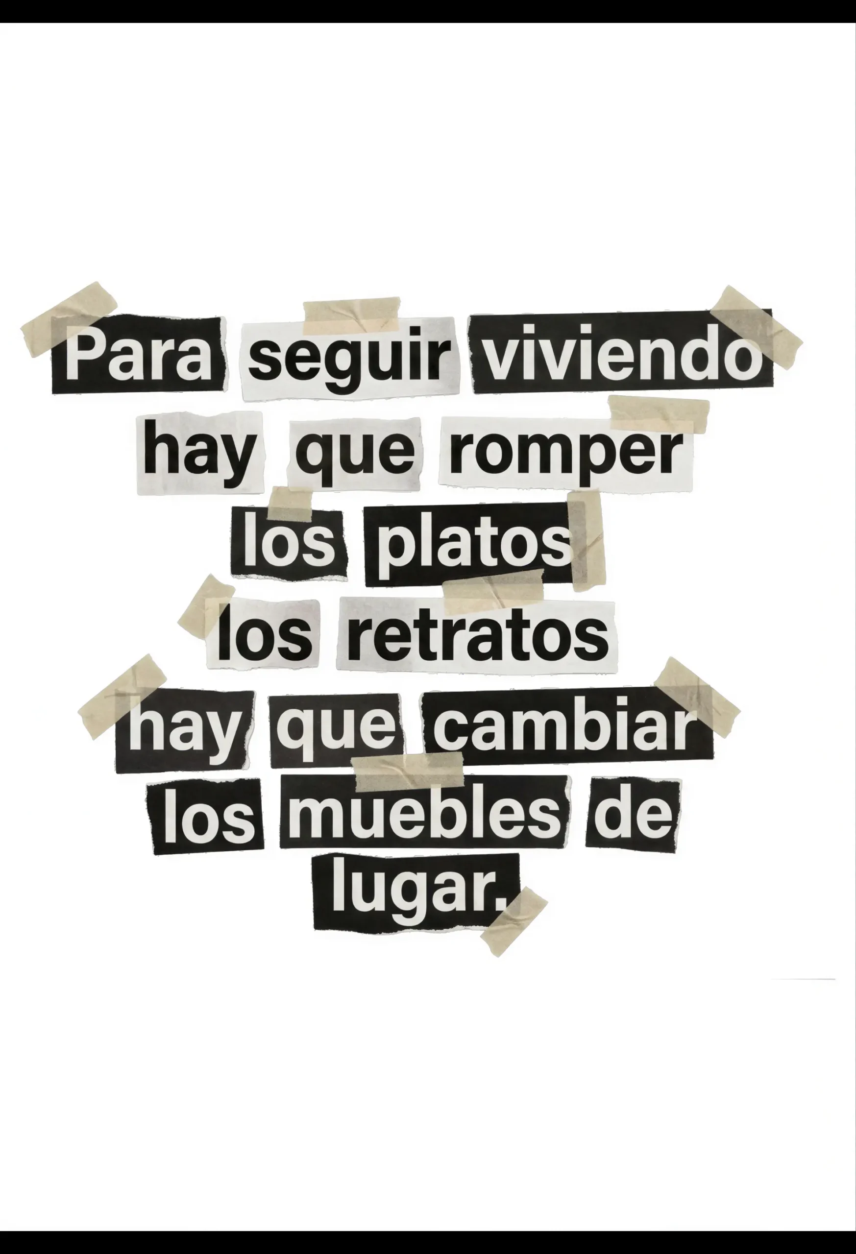 Para seguir viviendo